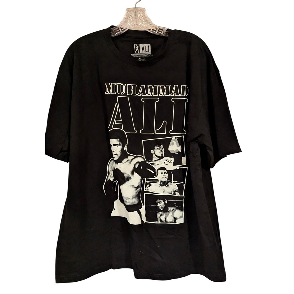 Muhammad‎ Ali Graphic T-Shirt XL Black Boxing Legend The Greatest Streetwear Tee